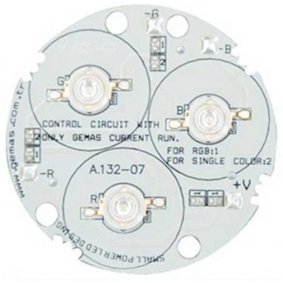 Лампа Mini LED, цвет - RGB, 167 Лм (3 Power LED), 12 В/2,6 Вт, без встроенной платы управления Лампа Mini LED, цвет - RGB, 167 Лм (3 Power LED), 12 В/2,6 Вт, без встроенной платы управления
